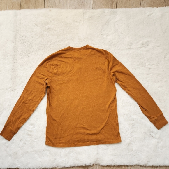 J. Crew Mustard Henley Shirt - Picture 8 of 8